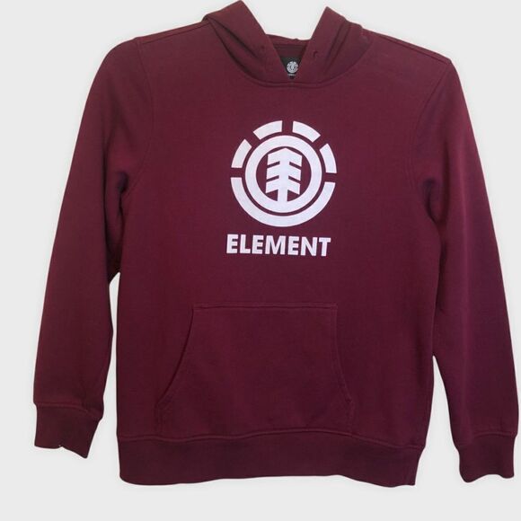 Element Sweatshirt Hoodie Big Label Maroon Unisex Size SP - Picture 1 of 8